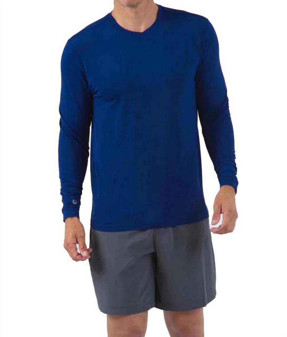 NEW IBKUL long sleeve crew top in ink